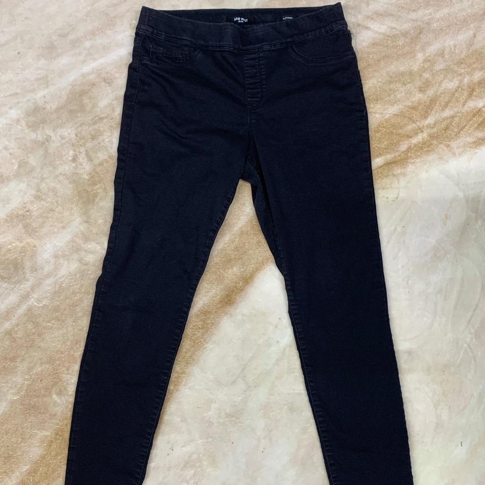 Nine West Charcoal Skinny Jeans Size 10